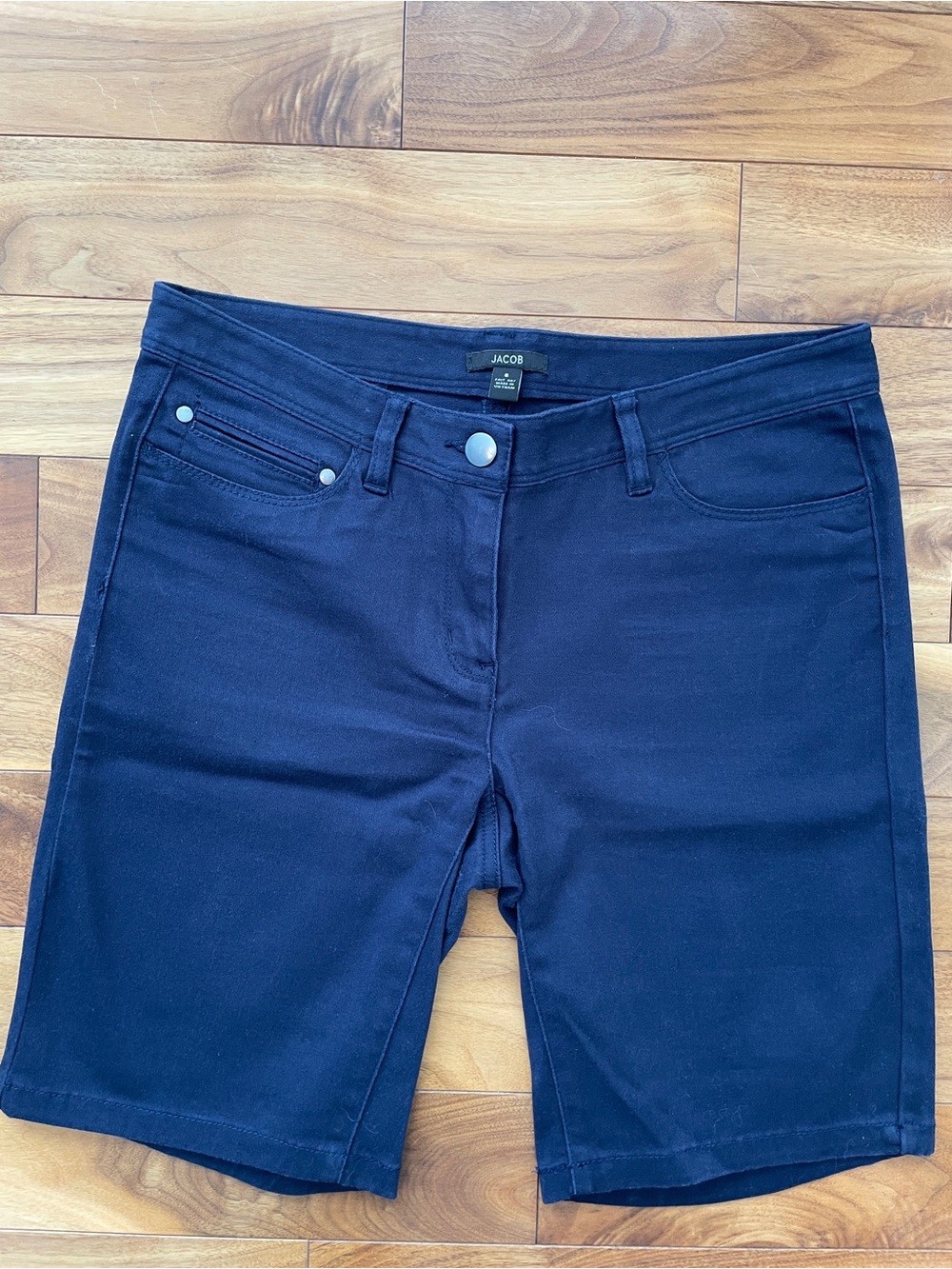 Jacob Navy Mid-Length Women's Shorts
